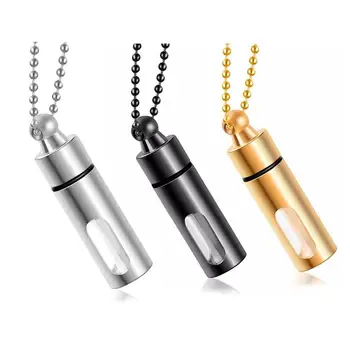 Openable Glass Container Tube Urn Necklaces for Ashes Stainless Steel Cremation Jewelry Memorial Pendant Keepsake + Funnel Fill
Openable Glass Container Tube Urn Necklaces for Ashes Stainless Steel Cremation Jewelry Memorial Pendant Keepsake + Funnel Fill