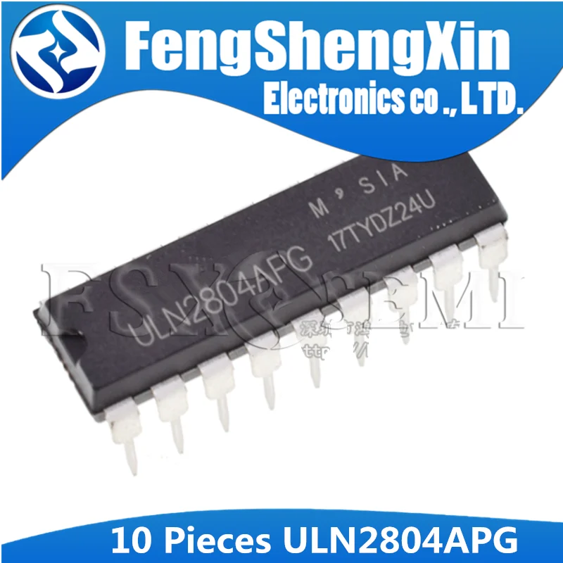 10PCS ULN2804A DIP-18 ULN2804 DIP18 ULN2804AN DIP ULN2804APG ULN2804AP Darlington Transistor Array IC
10PCS ULN2804A DIP-18 ULN2804 DIP18 ULN2804AN DIP ULN2804APG ULN2804AP Darlington Transistor Array IC
