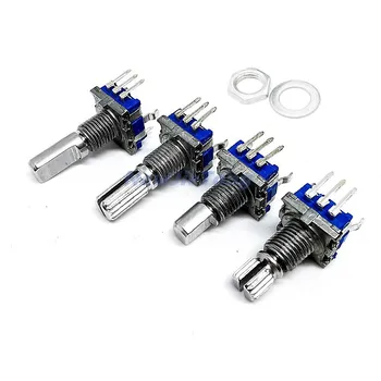 5pcs EC11 Rotary Encoder Coding Switch Digital Potentiometer With Push Button Switch 5Pin 20 Position 15mm 20MM Half Plum Shaft
5pcs EC11 Rotary Encoder Coding Switch Digital Potentiometer With Push Button Switch 5Pin 20 Position 15mm 20MM Half Plum Shaft