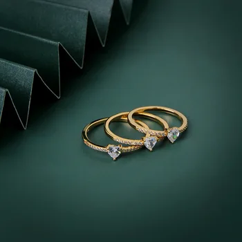 925 Sterling Silver Golden Heart Crystal Rings for Women Luxury Elegant Zircon Wedding Engagement Band Rings Silver 925 Jewelry
925 Sterling Silver Golden Heart Crystal Rings for Women Luxury Elegant Zircon Wedding Engagement Band Rings Silver 925 Jewelry