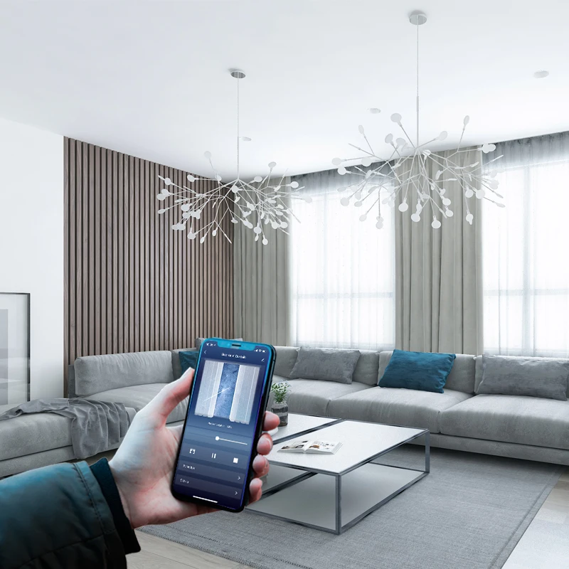 Smart Home System Curtain Track for TUYA Smart APP Alexa Google Home Control WiFi Motorized Curtain Track Intelligent Curtain
Smart Home System Curtain Track for TUYA Smart APP Alexa Google Home Control WiFi Motorized Curtain Track Intelligent Curtain