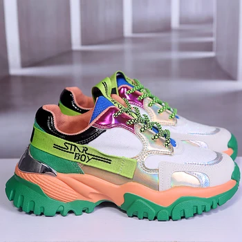 New Roman Women Chunky Sneakers 2020 Autumn Fashion Design Chunky Shoes Woman Girls Trendy Colorful Casual Sneaker 
New Roman Women Chunky Sneakers 2020 Autumn Fashion Design Chunky Shoes Woman Girls Trendy Colorful Casual Sneaker