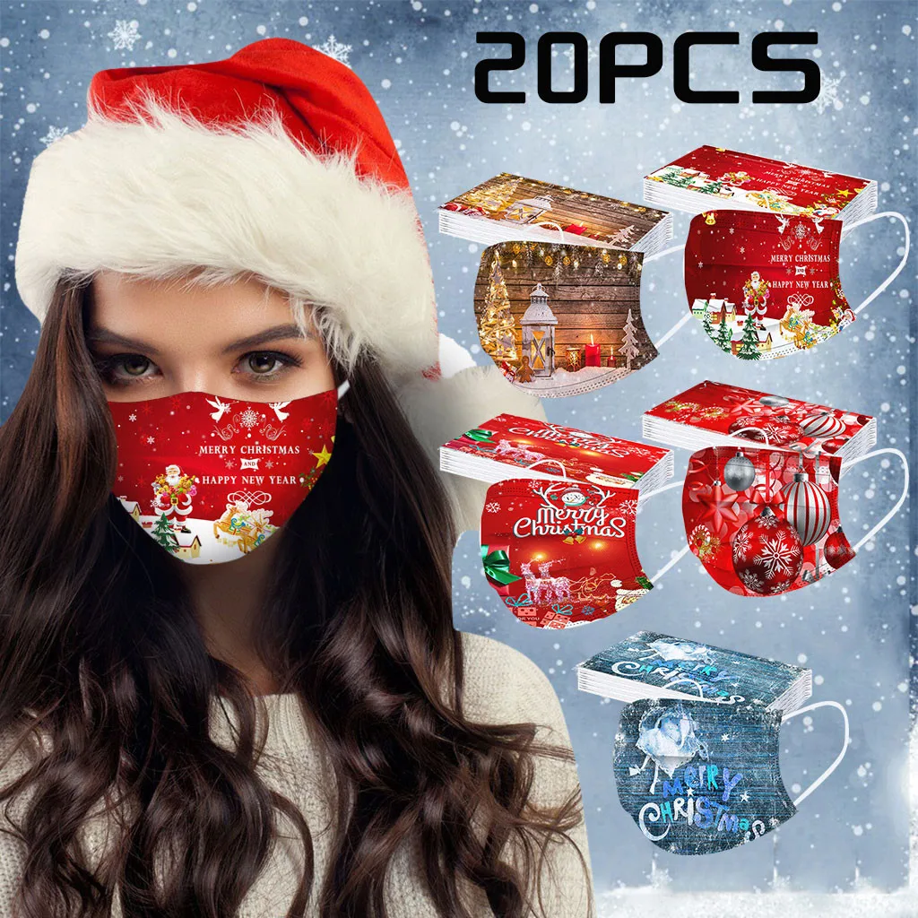 20pc Christmas Masks For Protection Face Mask Disposable Face Masks Beautiful Fashion Mascarilla Halloween Cosplay Christmas
20pc Christmas Masks For Protection Face Mask Disposable Face Masks Beautiful Fashion Mascarilla Halloween Cosplay Christmas