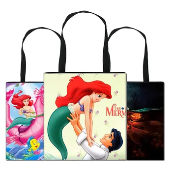 Mermaid Princess Ariel Women'S Tote Bag Large Beach Handbags Reusable Shopping Bags Eco Foldable Ladies Designer Shopper Bag T01
Mermaid Princess Ariel Women'S Tote Bag Large Beach Handbags Reusable Shopping Bags Eco Foldable Ladies Designer Shopper Bag T01