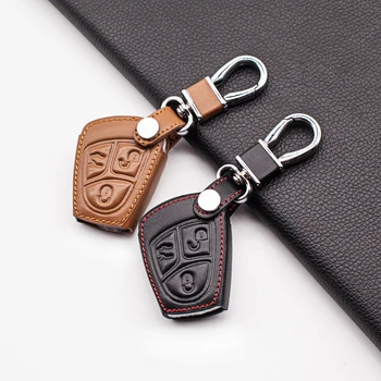 Carrying Genuine Leather key cover FOB for Mercedes-Benz C and S ML CLK SLK CLS key chain 3 buttons remote key accessories
Carrying Genuine Leather key cover FOB for Mercedes-Benz C and S ML CLK SLK CLS key chain 3 buttons remote key accessories