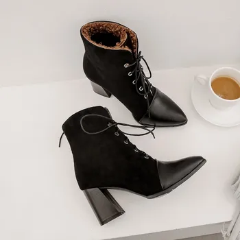 Oversized 9 10 17 boots women shoes ankle boots for women ladies boots Front lacing spike heel
Oversized 9 10 17 boots women shoes ankle boots for women ladies boots Front lacing spike heel