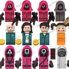 WM6131 KF6149 KDL808 Squid Game Buliding Blocks Bricks Mini Action Figures Heads series Educational Kids Assembly Toys Gifts
WM6131 KF6149 KDL808 Squid Game Buliding Blocks Bricks Mini Action Figures Heads series Educational Kids Assembly Toys Gifts