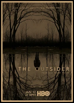 

The Outsider Movie Poster White/yellow Kraft Photo Paper Wallpaper Bar Cafe Decoration 42x30cm (16.5x11.8inch)