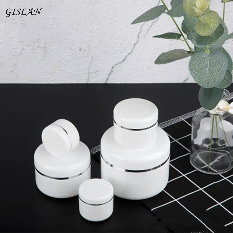 GISLAN 1PC Refillable Bottles Travel Face Cream Lotion Cosmetic Container Plastic Empty Makeup Jar Pot 20/30/50/100/150/200/250g
GISLAN 1PC Refillable Bottles Travel Face Cream Lotion Cosmetic Container Plastic Empty Makeup Jar Pot 20/30/50/100/150/200/250g