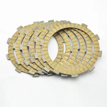 

6pc Motorcycle Friction Clutch Plates For Honda CR125R MTX200RW NX250 AX-1 XR250 XR350R TRX250X Fourtrax TRX300EX ATC350X TRX300