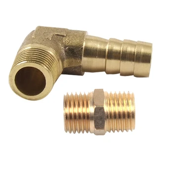 2 Pcs Brass Connector: 1 Pcs 1/4 Inch PT Male Thread Water Hose Pipe Straight Connector & 1 Pcs 8Mm Hose X 3/8 Inch Male Thread
2 Pcs Brass Connector: 1 Pcs 1/4 Inch PT Male Thread Water Hose Pipe Straight Connector & 1 Pcs 8Mm Hose X 3/8 Inch Male Thread