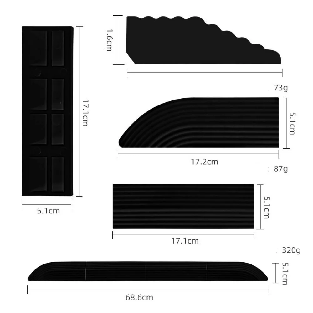 Robot Vacuum Cleaner Ramp Strip Set For ECOVACS T9 DE55 N8 N9+ N8 Pro MI Narwal Roborock Anti-slid Climbing Mat Slope way
Robot Vacuum Cleaner Ramp Strip Set For ECOVACS T9 DE55 N8 N9+ N8 Pro MI Narwal Roborock Anti-slid Climbing Mat Slope way