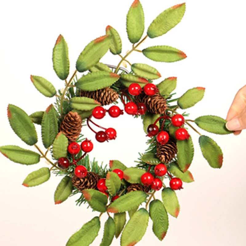 Holiday Christmas Red Fruit Vine Wreath Garland Door Ornament Home Decor Element
Holiday Christmas Red Fruit Vine Wreath Garland Door Ornament Home Decor Element
