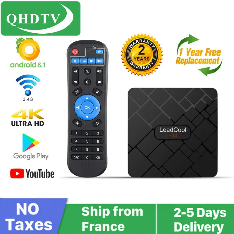 Leadcool TV box android qhdtv RK3228A Quad Core 1GB/2GB DDR3 8GB/16GB ROM 2.4G Wifi 4K full HD Lxtream code Android Smart TV BOX
Leadcool TV box android qhdtv RK3228A Quad Core 1GB/2GB DDR3 8GB/16GB ROM 2.4G Wifi 4K full HD Lxtream code Android Smart TV BOX