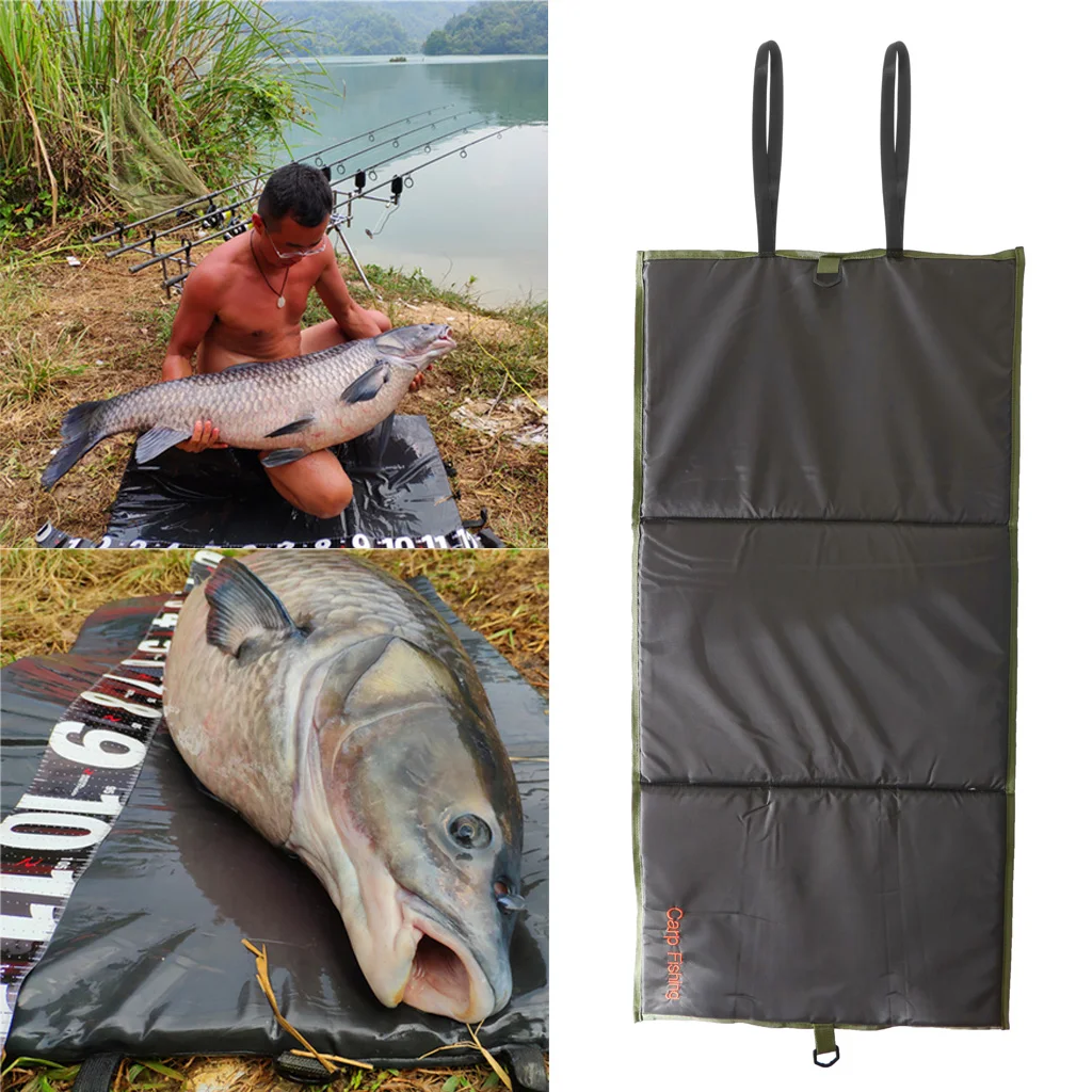 Unhooking Mat Compact Landing Pad Fish Protection Coarse Carp Fishing Tackle 97 x 47cm Army Green Unhooking Mat Compact Landing Pad Fish Protection Coarse Carp Fishing Tackle 97 x 47cm Army Green