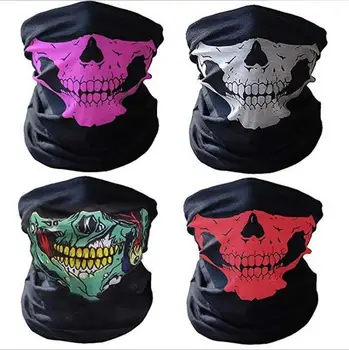 Magic Headband Ghost Mask Halloween Cosplay Bicycle Skull Skeleton Half Face Mask Scarf Neck Warmer Tube Military Bandana Ring
Magic Headband Ghost Mask Halloween Cosplay Bicycle Skull Skeleton Half Face Mask Scarf Neck Warmer Tube Military Bandana Ring