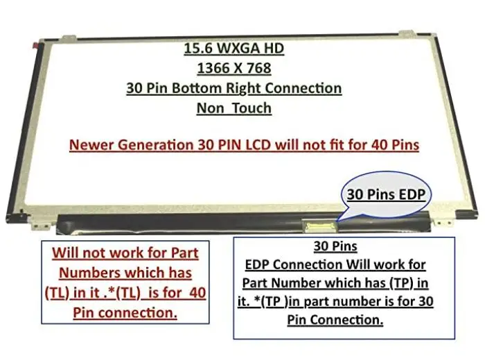 N156bge-e42 Rev.c1 Replacement Laptop LCD Screen 15.6" WXGA HD LED DIODE (Substitute Only. Not a) (N156BGE-E42 REV.C2)
N156bge-e42 Rev.c1 Replacement Laptop LCD Screen 15.6" WXGA HD LED DIODE (Substitute Only. Not a) (N156BGE-E42 REV.C2)