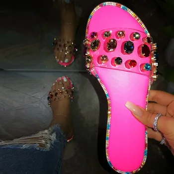 Summer Women Flip-Flops Open Toe Rhinestone Casual Beach Shoes Flats Slippers Flats Sandalias Zapatos De Mujer #30
Summer Women Flip-Flops Open Toe Rhinestone Casual Beach Shoes Flats Slippers Flats Sandalias Zapatos De Mujer #30