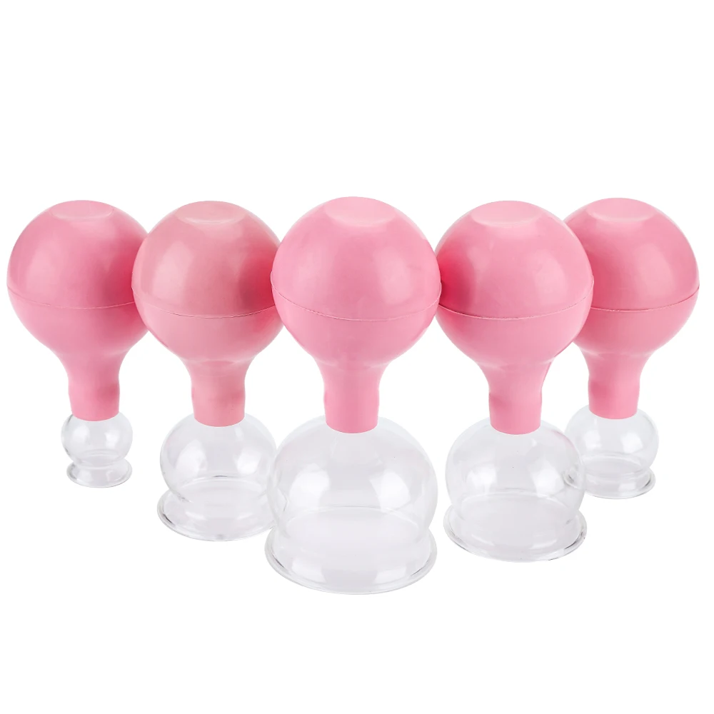 5pcs Rubber Head Glass Vacuum Cupping Cups for Massage Suction Cup Chinese Suction Cups Therapy Massage Pain Relief Health Care
5pcs Rubber Head Glass Vacuum Cupping Cups for Massage Suction Cup Chinese Suction Cups Therapy Massage Pain Relief Health Care
