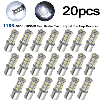 20pcs 1156 BA15S 12V Car RV Camper Trailer 18-SMD LED Interior Light Bulbs Cool White 7000K
20pcs 1156 BA15S 12V Car RV Camper Trailer 18-SMD LED Interior Light Bulbs Cool White 7000K