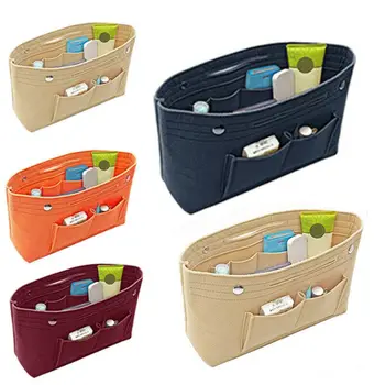 Women New Multi-pocket Cosmetic Bags Insert Handbag Organiser Purse Large liner Tidy Organizer Bag Portable Travel Make Up Bags 
Women New Multi-pocket Cosmetic Bags Insert Handbag Organiser Purse Large liner Tidy Organizer Bag Portable Travel Make Up Bags