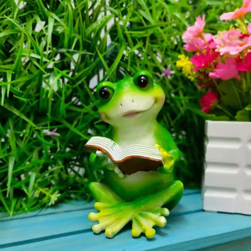 Garden Simulation Cute Cartoon Resin Reading Bunny Frog Ornaments Outdoor Park Furnishing Crafts Villa Landscape Figurines Decor
Garden Simulation Cute Cartoon Resin Reading Bunny Frog Ornaments Outdoor Park Furnishing Crafts Villa Landscape Figurines Decor