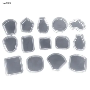 14 Pcs/set Mirror Crystal Epoxy DIY Geometric Triangle Square Jewelry Decorative Handmade Pendant Silicone Mold 
14 Pcs/set Mirror Crystal Epoxy DIY Geometric Triangle Square Jewelry Decorative Handmade Pendant Silicone Mold