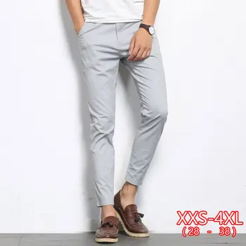 Spring Men Fashions Solid Color Casual Pants Men Straight Slight Elastic Ankle-Length High Quality Formal Trousers Men
Spring Men Fashions Solid Color Casual Pants Men Straight Slight Elastic Ankle-Length High Quality Formal Trousers Men