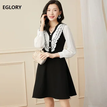 2019 Autumn Fashion White Green Dress High Quality Designer Clothing Women Turn-down Collar Long Sleeve Casual Shirt Dress Belts 
2019 Autumn Fashion White Green Dress High Quality Designer Clothing Women Turn-down Collar Long Sleeve Casual Shirt Dress Belts