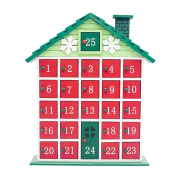 1pc Box Countdown Calendar Practical Cabin Wooden Craft Decor Storage Case Container Ornament for Christmas
1pc Box Countdown Calendar Practical Cabin Wooden Craft Decor Storage Case Container Ornament for Christmas