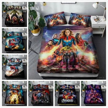 Bedding Set Spiderman iron man Hulk Captain America Raytheon European style 2/3pcs soft Duvet Cover Sets Pillowcase 
Bedding Set Spiderman iron man Hulk Captain America Raytheon European style 2/3pcs soft Duvet Cover Sets Pillowcase