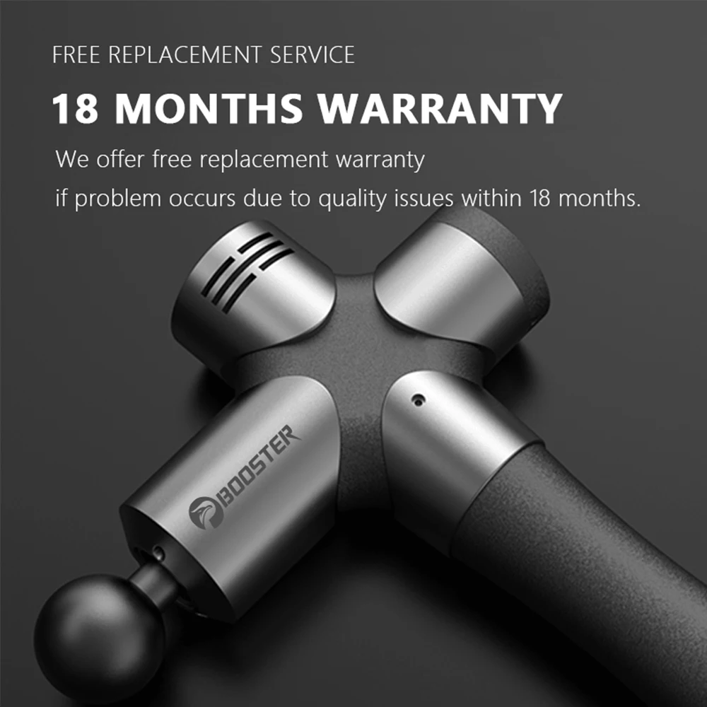 Booster Pro3 Massage Gun Professional Deep Muscle Stimulator Massager Relax Therapy with Low Noise for Fintness Shaping