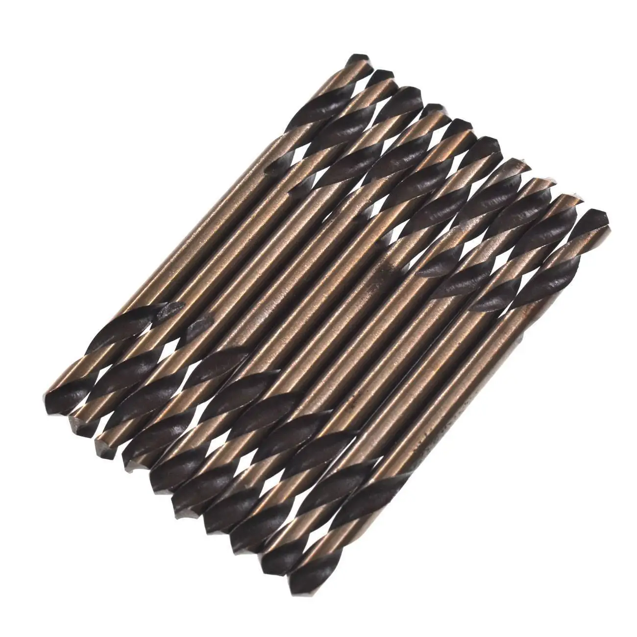 Cobalt M35 High Speed Steel Drill Bit Set 10 Piece Double Ended For Punching Metal/aluminum Parts/wood/stainless Steel
Cobalt M35 High Speed Steel Drill Bit Set 10 Piece Double Ended For Punching Metal/aluminum Parts/wood/stainless Steel
