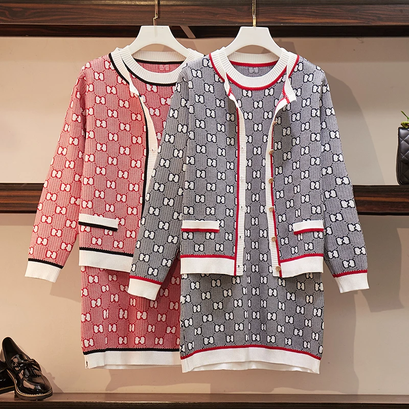 Fat Mm Autumn Dress, Fat Size Dress, Fat Sister Jacquard Knitted Dress
Fat Mm Autumn Dress, Fat Size Dress, Fat Sister Jacquard Knitted Dress