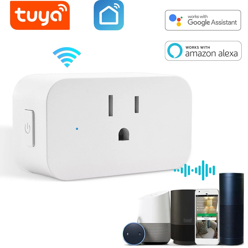 WiFi Smart Plug Outlet Wireless Power Socket Smart Life/Tuya App Remote Control Work with Alexa Google Home No Hub Required US
WiFi Smart Plug Outlet Wireless Power Socket Smart Life/Tuya App Remote Control Work with Alexa Google Home No Hub Required US