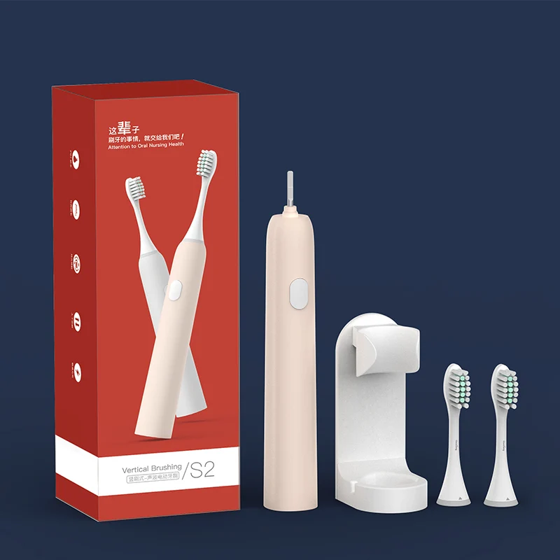 Electric Toothbrush Sonic Wave USB Rechargeable 2 Replaceable Brush Head Oral Clean Whitening Waterproof Toothbrush Base Adult
Electric Toothbrush Sonic Wave USB Rechargeable 2 Replaceable Brush Head Oral Clean Whitening Waterproof Toothbrush Base Adult