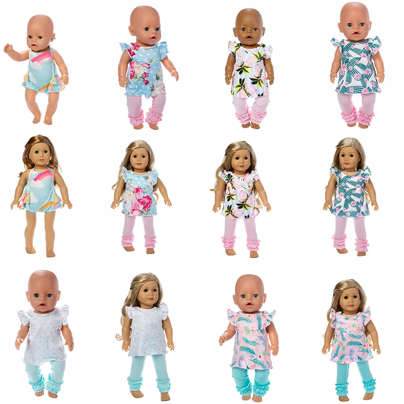 Doll Clothes Accessories Born New Baby Fit 18 inch Peaches, Strawberries, Leopard Print 2-Piece Clothes For Baby Birthday Gift
Doll Clothes Accessories Born New Baby Fit 18 inch Peaches, Strawberries, Leopard Print 2-Piece Clothes For Baby Birthday Gift