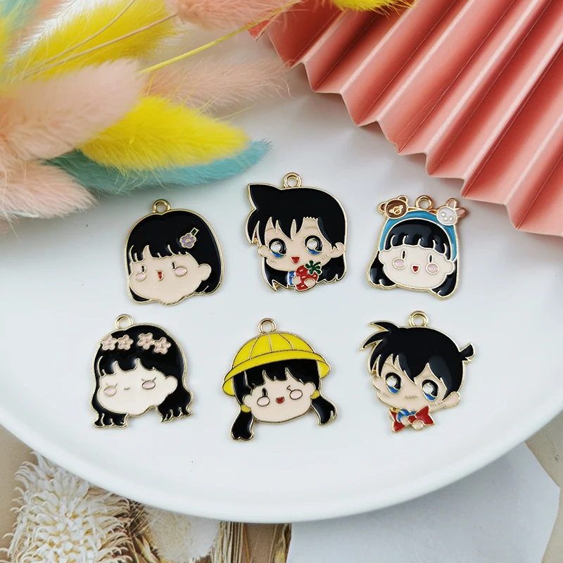 ApeUr 10pcs Cartoon Boy & Girls Enamel Charms Drop Oil Human Head Alloy Pendants Dangle DIY Jewelry Earring Bracelet Accessories
ApeUr 10pcs Cartoon Boy & Girls Enamel Charms Drop Oil Human Head Alloy Pendants Dangle DIY Jewelry Earring Bracelet Accessories