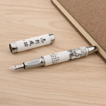 Ceramic Famous Fountain Pen Chinese Painting Horse Medium Nib Stationery Office School Supplies Writing 
Ceramic Famous Fountain Pen Chinese Painting Horse Medium Nib Stationery Office School Supplies Writing