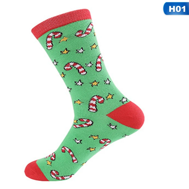snowman cotton womens stockings in the tube new year christmas