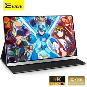 EVICIV 4K Portable Monitor for Xbox One X S Maga Man X8 15.6 Inch USB Type C Screen IPS 3840x2160 UHD External Computer Display
EVICIV 4K Portable Monitor for Xbox One X S Maga Man X8 15.6 Inch USB Type C Screen IPS 3840x2160 UHD External Computer Display