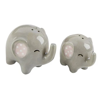 Ceramic Salt and Pepper Shaker, Elephant Cartoon Spice Container Wedding Party Favor Tabletop Animal Decoration Spice Jar
Ceramic Salt and Pepper Shaker, Elephant Cartoon Spice Container Wedding Party Favor Tabletop Animal Decoration Spice Jar