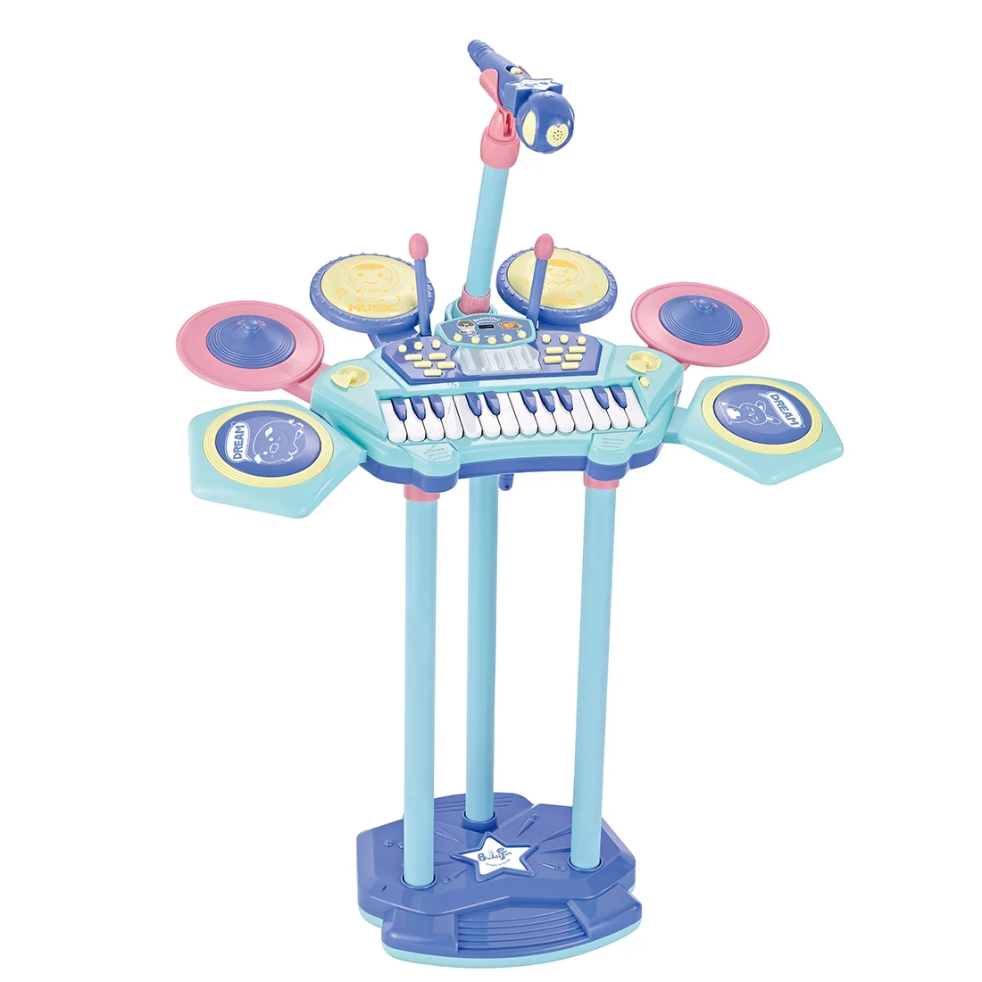 Kid Piano Drum Combination Karaoke Music Toy Electronic Organ Drum Kit For 3-9 Years Old Educational Learn Musical Toy For Child
Kid Piano Drum Combination Karaoke Music Toy Electronic Organ Drum Kit For 3-9 Years Old Educational Learn Musical Toy For Child