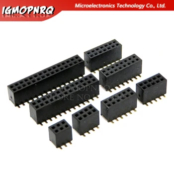 SMT 1.27mm 1.27 Double Row Female Breakaway PCB Board Pin Header socket Connector Pinheader 2*5 2*10 2*12 2*15 2*20 2* 3-50P SMD
SMT 1.27mm 1.27 Double Row Female Breakaway PCB Board Pin Header socket Connector Pinheader 2*5 2*10 2*12 2*15 2*20 2* 3-50P SMD