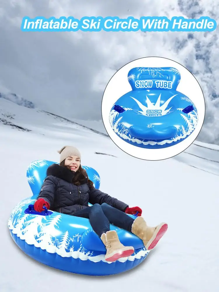 Inflatable Ski Board Circle with handle Recliner Design Round PVC Cold-resistant for Winter Fun
Inflatable Ski Board Circle with handle Recliner Design Round PVC Cold-resistant for Winter Fun