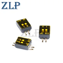 1.27mm spacing 2-bit patch code toggle switch / TOGGLE code toggle switch Dial switch DSHP02TSGET
1.27mm spacing 2-bit patch code toggle switch / TOGGLE code toggle switch Dial switch DSHP02TSGET