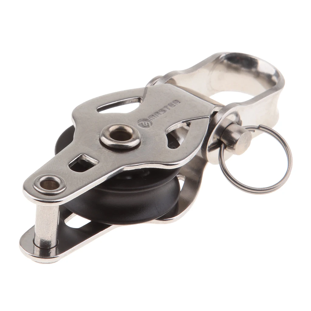 22mm Single Pulley Block Heavy Duty Hardware Wheel Rigging Lifting Loading 150Kgs
22mm Single Pulley Block Heavy Duty Hardware Wheel Rigging Lifting Loading 150Kgs