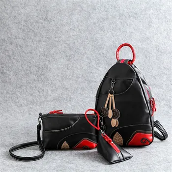 VANDERWAH 3 sets Multifunction Women Backpack Fashion Vintage Leaf Shoulder Bag Backpack Chest Lady Backpacks Designers For Wome
VANDERWAH 3 sets Multifunction Women Backpack Fashion Vintage Leaf Shoulder Bag Backpack Chest Lady Backpacks Designers For Wome