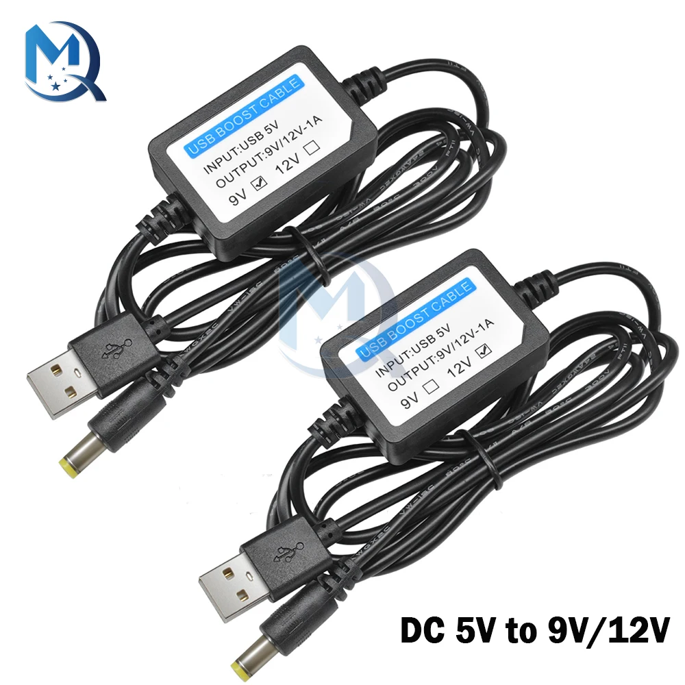USB-кабель для зарядки и повышения мощности от 5 В до 9 В/12 1 А 2 1x5 мм | Электронные