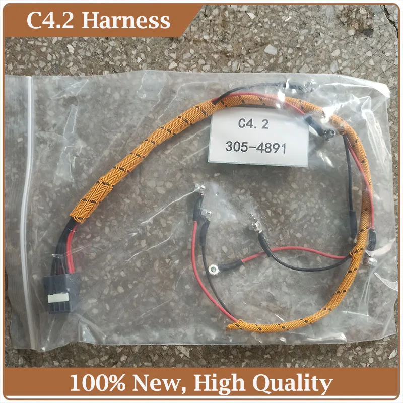 

Excavator CAT 312D E312D Wiring Harness C4.2 Engine Injector Wire Harness 305-4891 3054891 For Caterpillar